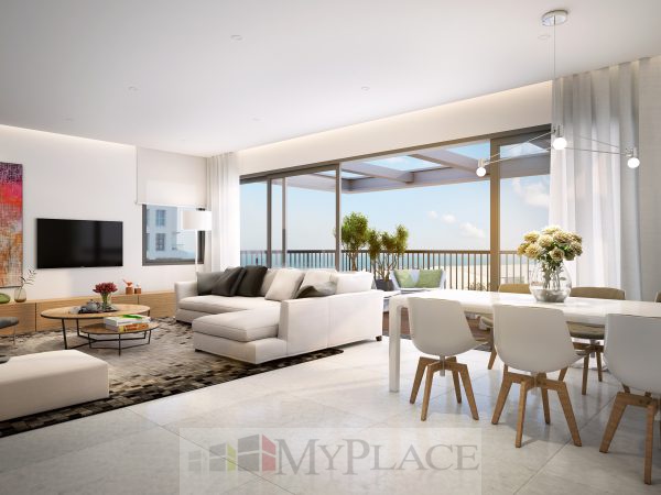 ברחוב צידון פנטהאוז עם נוף מלא לים 1