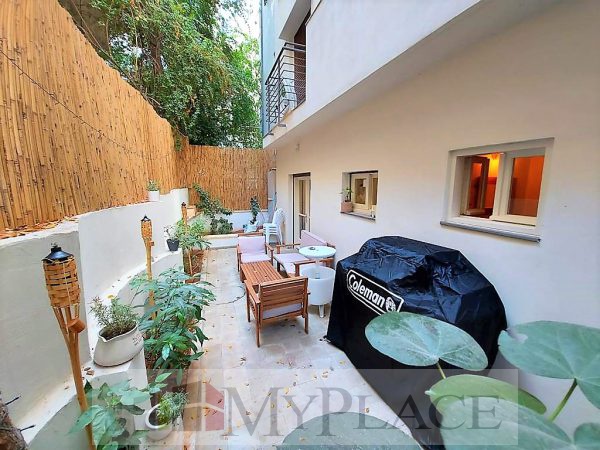 ברחוב שקט דירת גן בבניין משוחזר 4