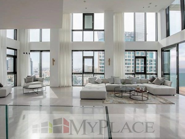 על קו הים פנטהאוז נדיר ויוקרתי 1