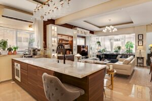 Highly Designed  3 Rooms In The Center