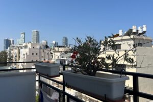 באחד העם דירת גג עם מעלית וחניה