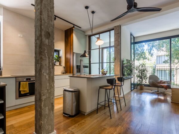 בריינס 4.5 חד מעוצבת אדריכלית עם חניה 2