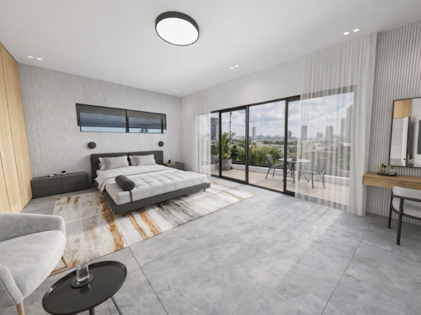 במתחם הבימה פנטהאוז יוקרתי עם בריכה 4