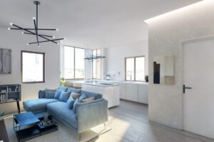 In The City Heart A New 2 Room Apt With Parking